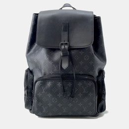 Louis Vuitton: Чёрный рюкзак 