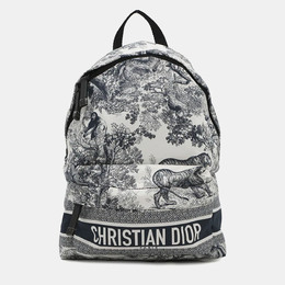 Dior: Белый рюкзак 