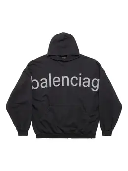 Balenciaga: Толстовка с принтом 