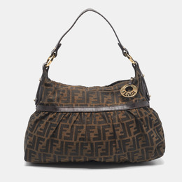 Fendi: Сумка  Zucca с принтом