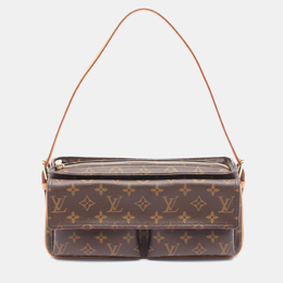 Louis Vuitton: Коричневая сумка 