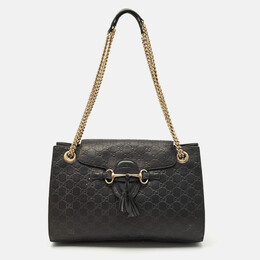 Gucci: Чёрная сумка 