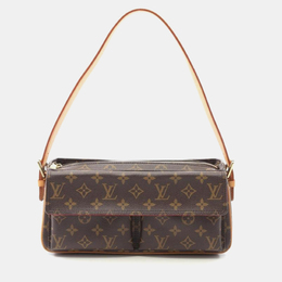 Louis Vuitton: Коричневая сумка 