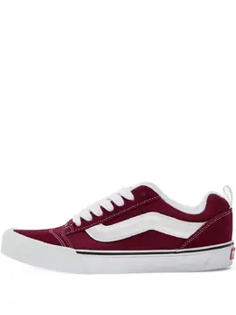 Vans: Бордовые кроссовки 