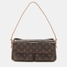 Louis Vuitton: Коричневая сумка 