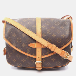 Louis Vuitton: Коричневая сумка через плечо 
