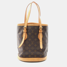 Louis Vuitton: Коричневая сумка-шоппер 