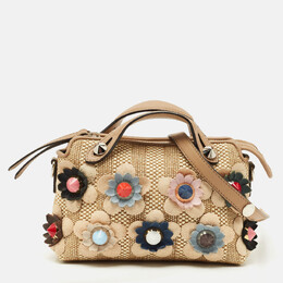 Fendi: Бежевая сумка через плечо  By The Way