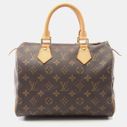 Louis Vuitton: Коричневая сумка  Speedy 25