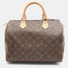 Louis Vuitton: Коричневая сумка  Speedy 30