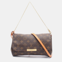 Louis Vuitton: Коричневая сумка 
