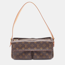Louis Vuitton: Коричневая сумка 