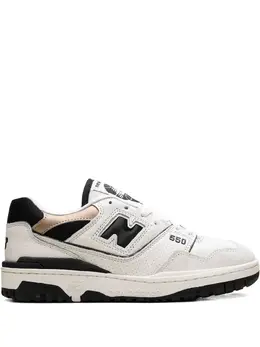 New Balance: Белые кроссовки  550