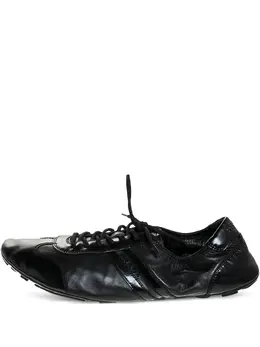 Prada Pre-Owned: Чёрные кроссовки 