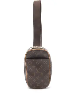 Louis Vuitton Pre-Owned: Коричневая сумка через плечо 