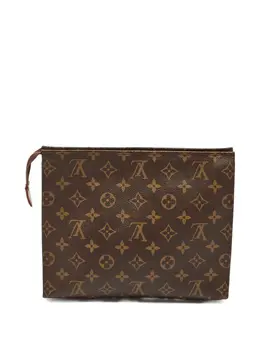 Louis Vuitton Pre-Owned: Коричневый клатч 