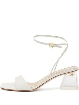 Gianvito Rossi: Белые босоножки 