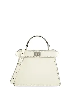 FENDI: Белая сумка-шоппер  Peekaboo ISeeU