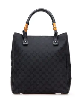 Gucci Pre-Owned: Чёрная сумка-шоппер 