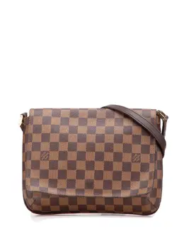 Louis Vuitton Pre-Owned: Коричневая сумка через плечо 