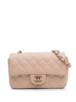 CHANEL Pre-Owned: Коричневая сумка через плечо 