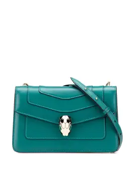 Bvlgari Pre-Owned: Зелёная сумка через плечо 