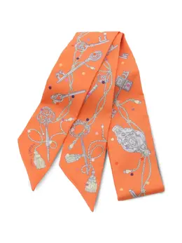 Hermès Pre-Owned: Оранжевый шарф 