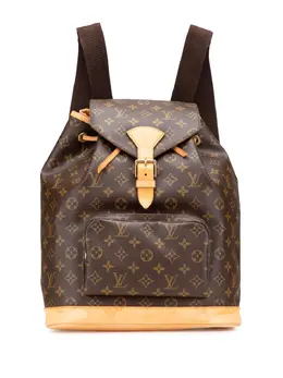 Louis Vuitton Pre-Owned: Коричневый рюкзак 