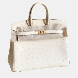 Hermes: Белая сумка  Birkin 25
