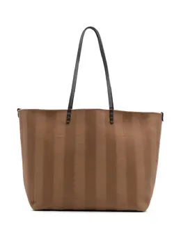 Fendi Pre-Owned: Сумка-шоппер в полоску 