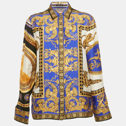 Versace: Многоцветная рубашка  Baroque