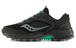Saucony: Чёрные кроссовки 