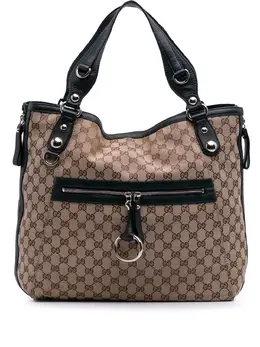 Gucci Pre-Owned: Голубая сумка-шоппер 