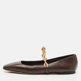 Jimmy Choo: Бордовые балетки 