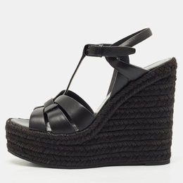Saint Laurent Paris: Чёрные мокасины  Espadrille