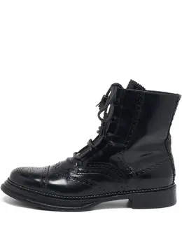 Dolce & Gabbana Pre-Owned: Чёрные ботинки 