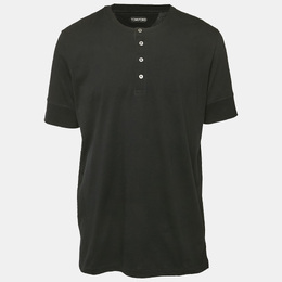 Tom Ford: Чёрная футболка  Henley