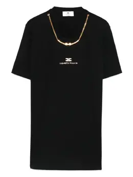 Elisabetta Franchi: Хлопковая футболка 
