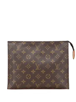 Louis Vuitton Pre-Owned: Коричневый клатч 