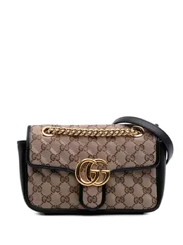 Gucci Pre-Owned: Коричневая сумка через плечо 