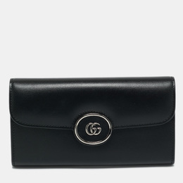 Gucci: Чёрный кошелёк  Double G