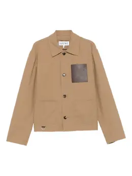 LOEWE: Хлопковая куртка  Anagram