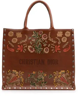 Christian Dior Pre-Owned: Сумка-шоппер с растительным принтом 