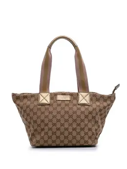 Gucci Pre-Owned: Коричневая сумка-шоппер 