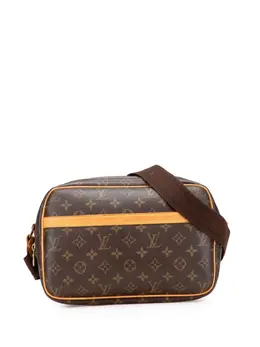 Louis Vuitton Pre-Owned: Коричневая сумка через плечо 