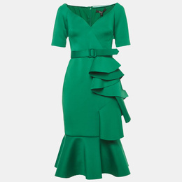 Badgley Mischka: Зелёное платье 