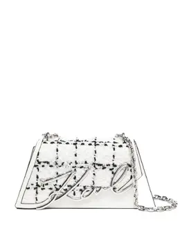 Karl Lagerfeld: Белая сумка через плечо  Signature