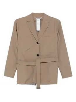 'S Max Mara: Бежевый жакет 
