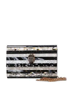 Kurt Geiger London: Клатч в полоску 