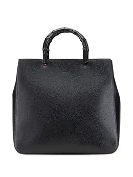 Gucci Pre-Owned: Чёрная сумка-шоппер 